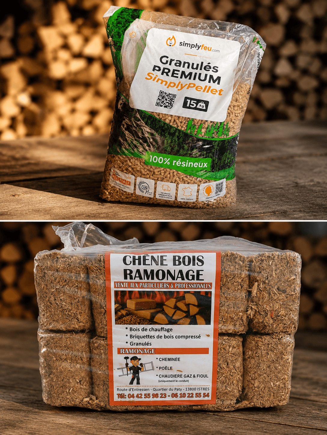 Vente et livraison de bois de chauffage — Chêne Bois Ramonage
